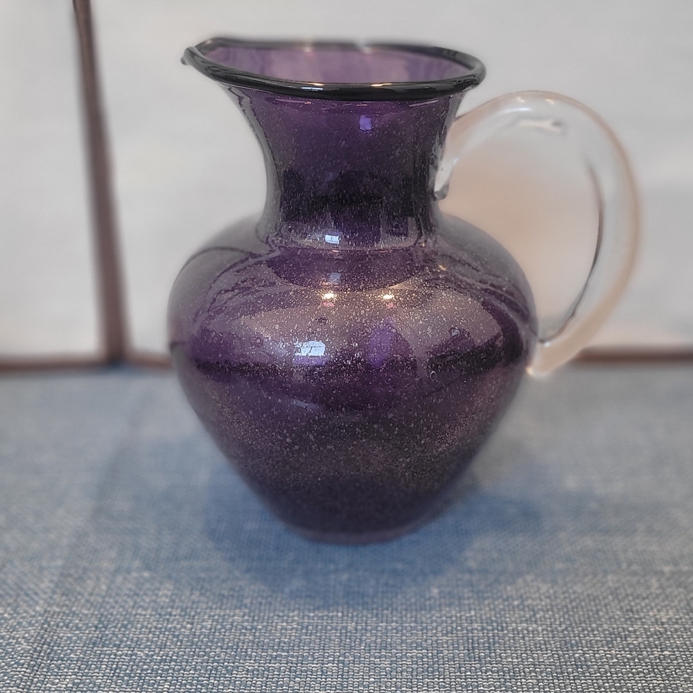 Vintage Artland Iris Plum pitcher